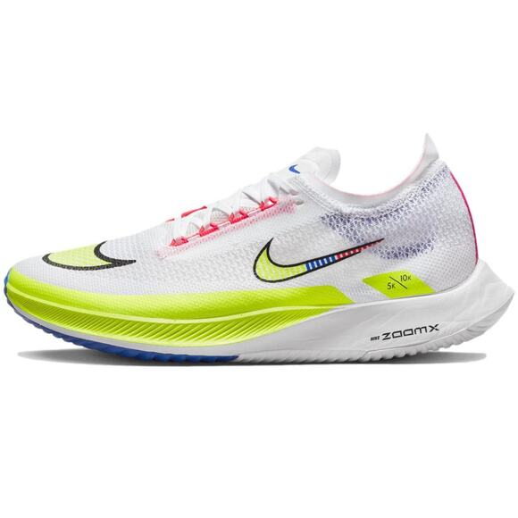 Nike ZoomX Streakfly Running Shoes White/Black-Volt-Racer Blue 8.5 Men/10 Wmn main image 4
